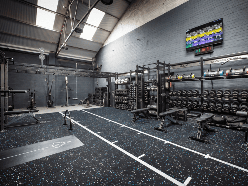 Close up comparison of high density vs low density rubber surface